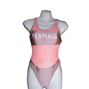 FOREVER 21 one-piece swim with mesh S